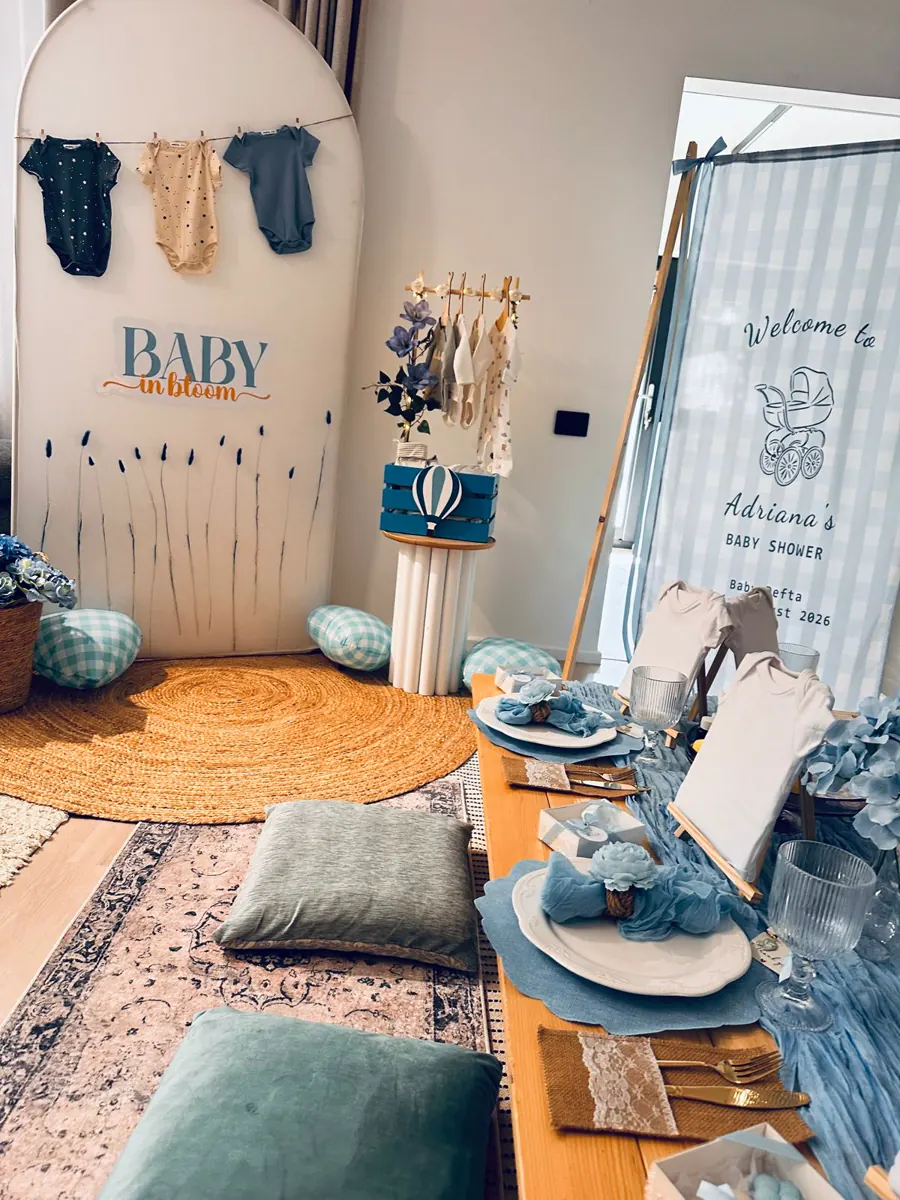 Decor Baby Shower realizat de Boho Bloom Events