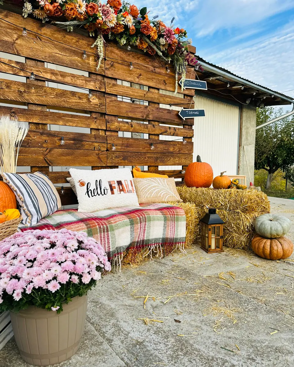 Decor Foto corner realizat de Boho Bloom Events