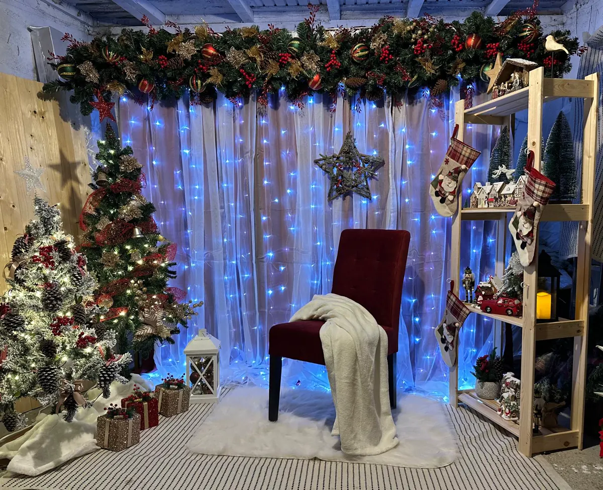 Decor Foto corner realizat de Boho Bloom Events
