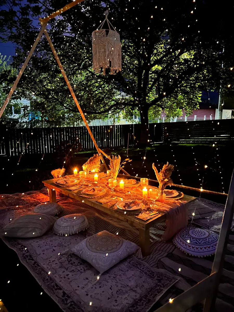 Decor Petrecere aniversara casual realizat de Boho Bloom Events