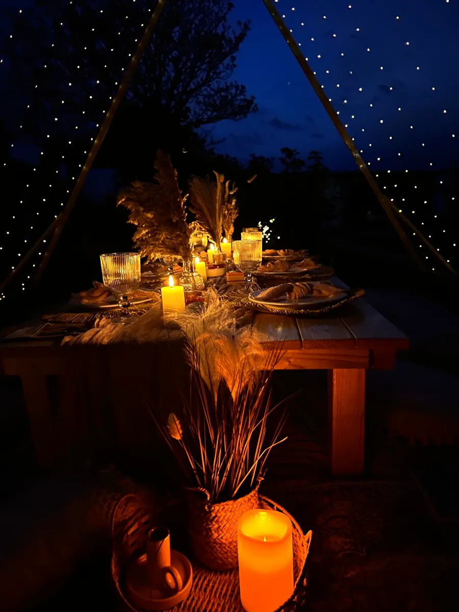 Decor Petrecere aniversara casual realizat de Boho Bloom Events