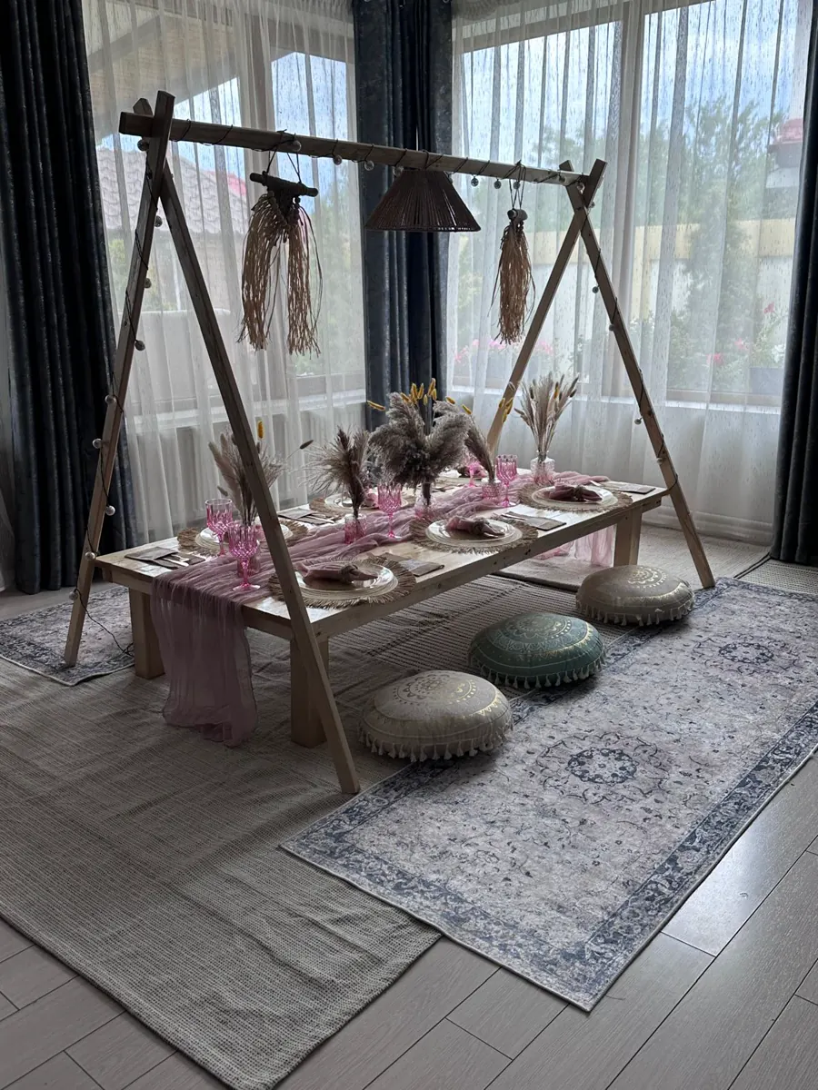 Decor Picnic Aniversar realizat de Boho Bloom Events