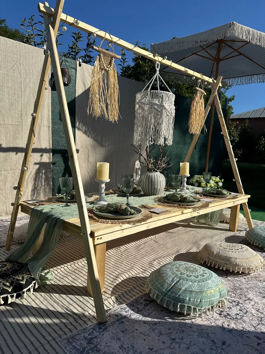 Decor Picnic Aniversar realizat de Boho Bloom Events