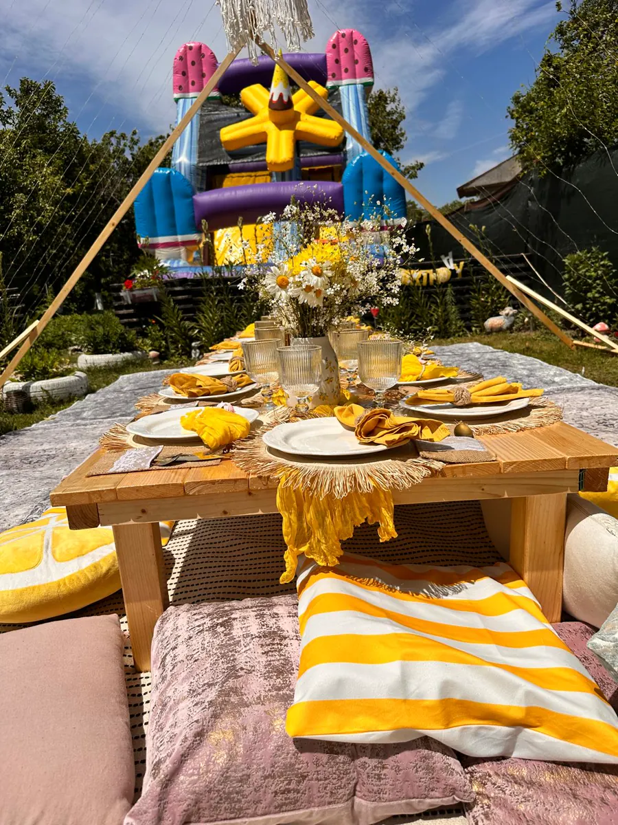Decor Petrecere tematica realizat de Boho Bloom Events