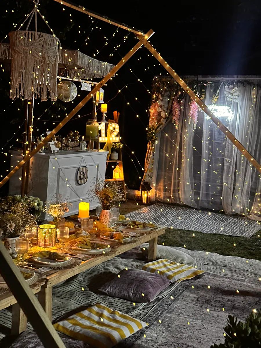 Decor Picnic Aniversar realizat de Boho Bloom Events