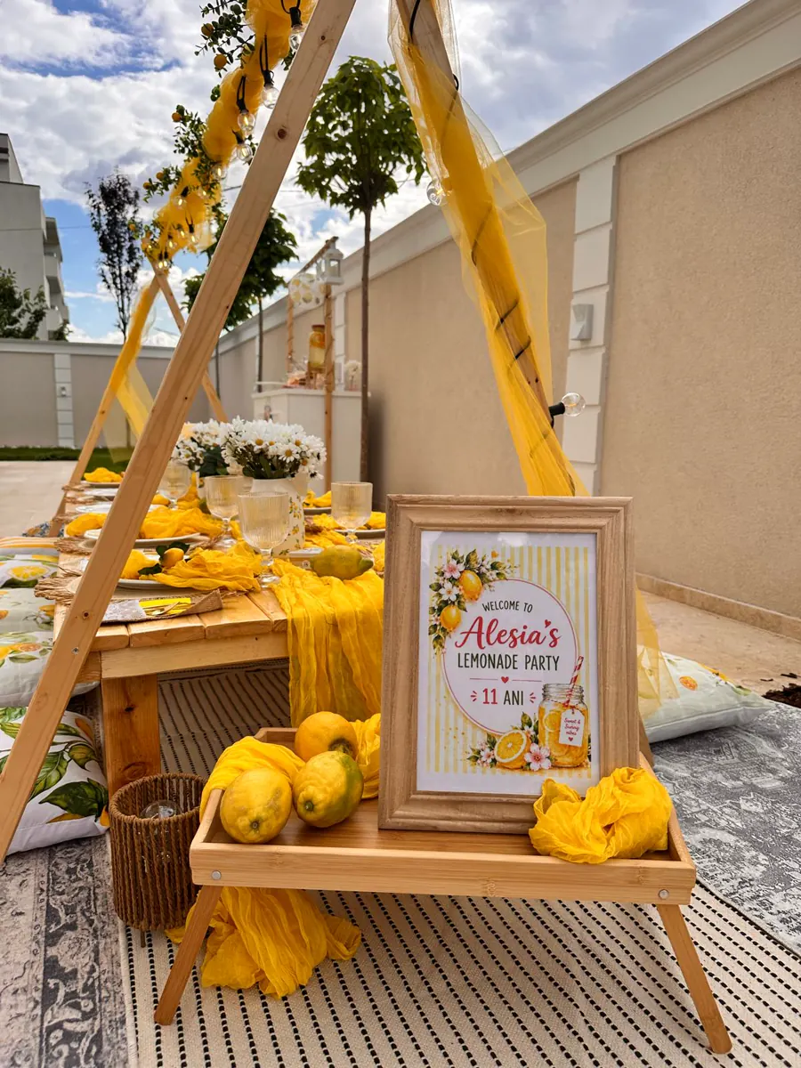 Decor Petrecere tematica realizat de Boho Bloom Events