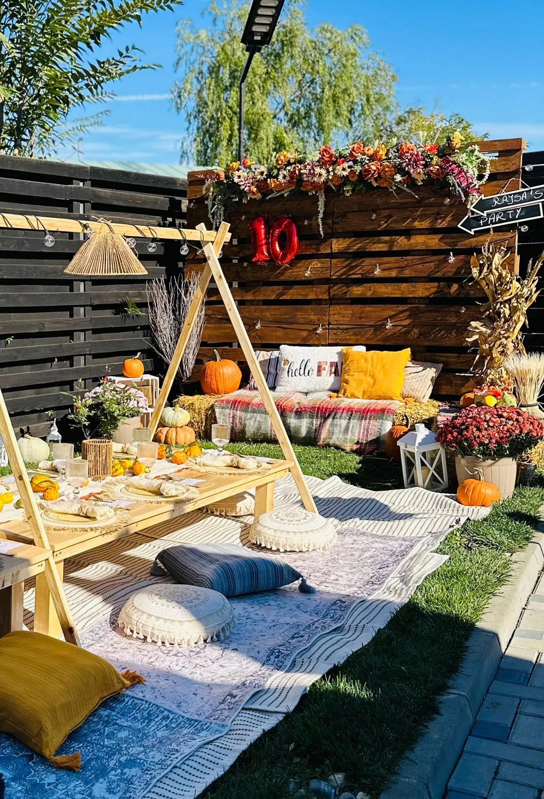 Aniversarea Raisei – o petrecere in decor de toamna